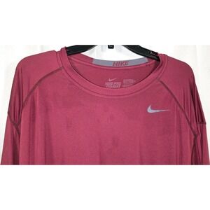 Nike Pro Combat Shirt Mens XXL Red Compression Performance Swoosh Fitted Dri Fit